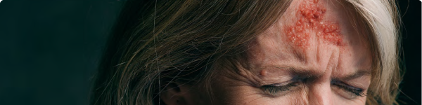Herpes zóster en el rostro